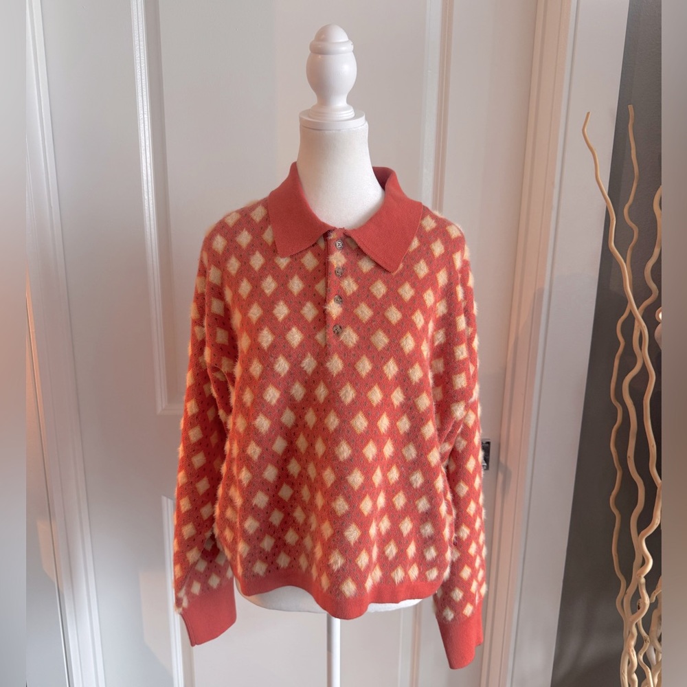 Levi’s Remy Collared Women’s Sweater Relaxed Fit Size Medium